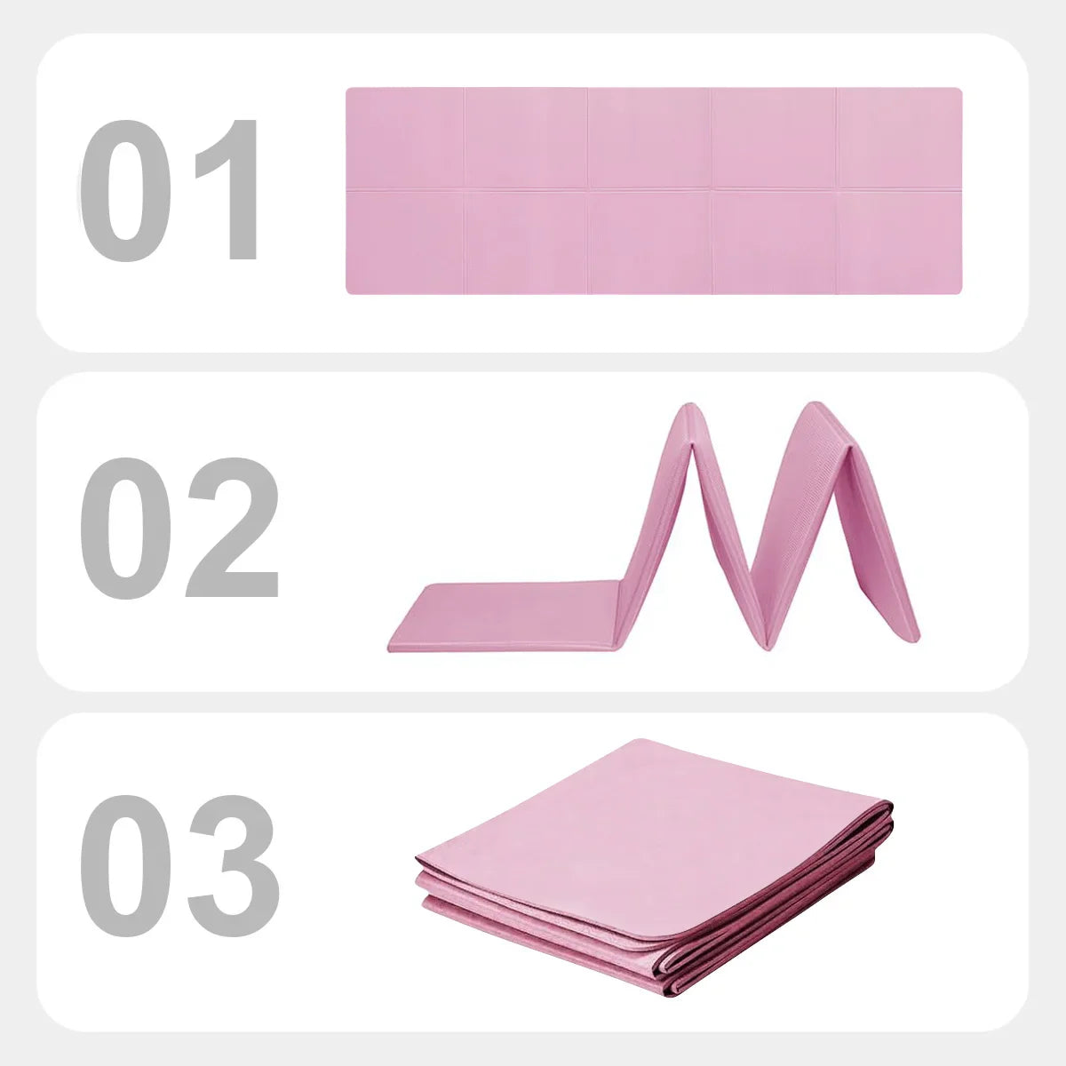Tapis de Yoga Pilates Fitness 3/4/6mm d'Épaisseur Antidérapant Coussin de Yoga Tapis de Fitness de Voyage pour Femmes Entraînement au Sol à Domicile