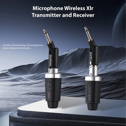 XLR Wireless Microphone System, Transmitter & Receiver, Electric JEBass, Audio Shopping Mall, 30-50m, 98-164ft Long