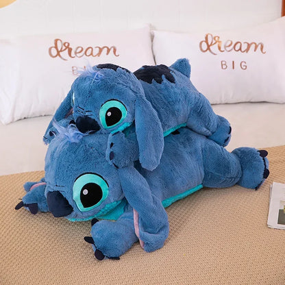 Peluche Stitchou de 100 cm, grande taille, oreiller long, jouet pour fille, jambes serrées, cadeau d'anniversaire pour enfant
