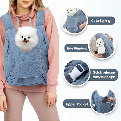 Sac à dos portable pour animaux de compagnie pour chats et chiens, respirant et confortable, porte-voyage en plein air pour petits et moyens animaux de compagnie.