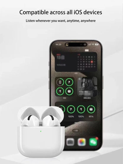 Écouteurs Bluetooth sans fil Air Pro True avec réduction de bruit ANC, casque sans fil de type Pods, pour iPhone et Android
