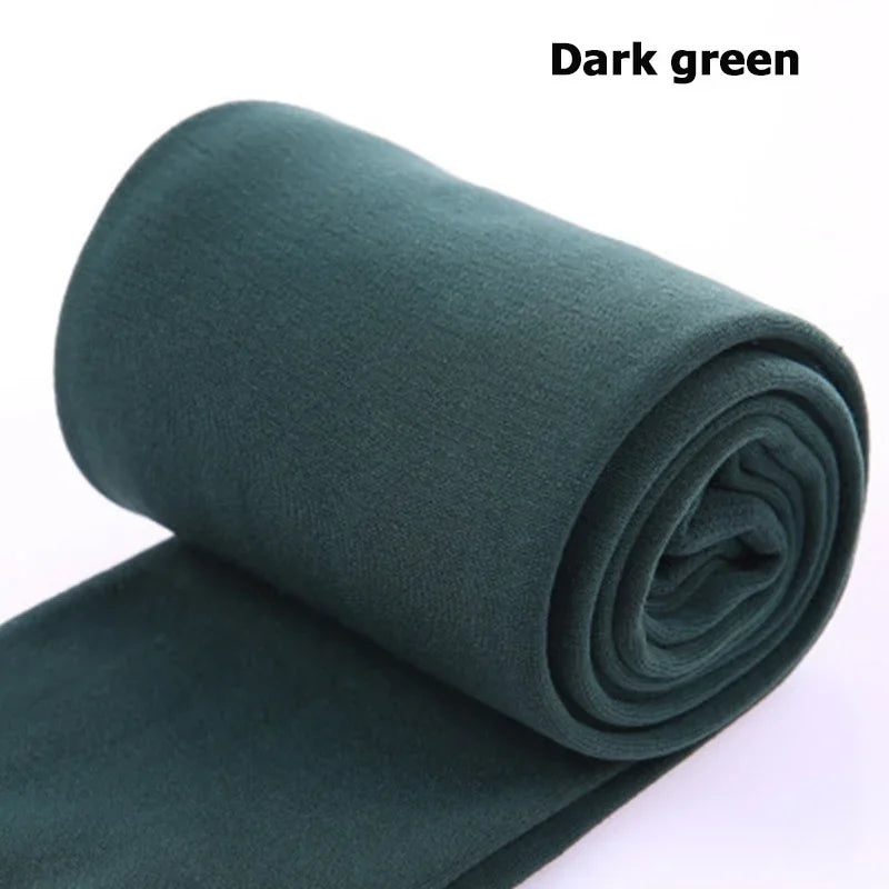 Leggings décontractés en velours pour femmes, collants polaires, pantalons skinny, pantalons chauds pour dames, haute élasticité, ogo, hiver