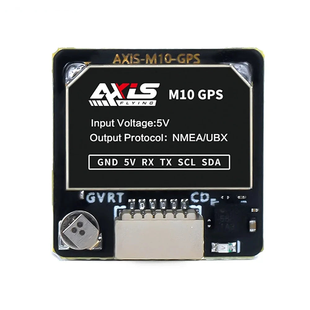 Module GPS AxisFlying M10 avec boussole QMC5883 3.6 V-5.5 V pour drone Freestyle et longue portée RC FPV