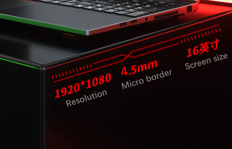 YSJMNPC Gaming Laptop Computer Intel Core i9-13900H NVIDIA RTX 4050 6G 16 Inch IPS 2*DDR5 MAX 64GB 2*M.2 PCIE SSD WIFI