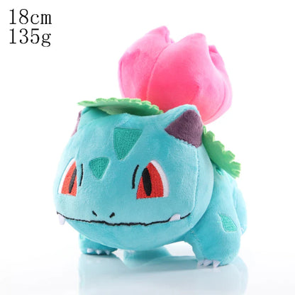Pikachu Pokemon Plush Doll Charmander Bulbasaur Squirtle Psyduck Eevee Plush Soft Stuffed Animals Peluche Plushie Toy Gifts