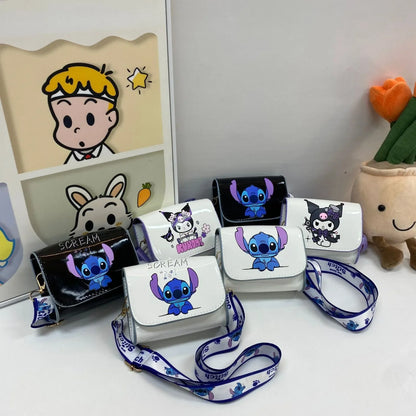Sacs à bandoulière mignons Anime Kuromi Stitchou Filles Femmes Sac de marque de luxe Sacs mini designer de haute qualité Cadeaux