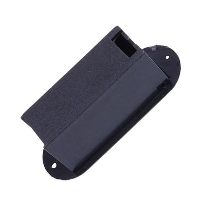 Boîte de batterie de micro de guitare noire Durable, support de batterie en plastique 9V, boîte de rangement de pièces de guitare, boîtier de batterie