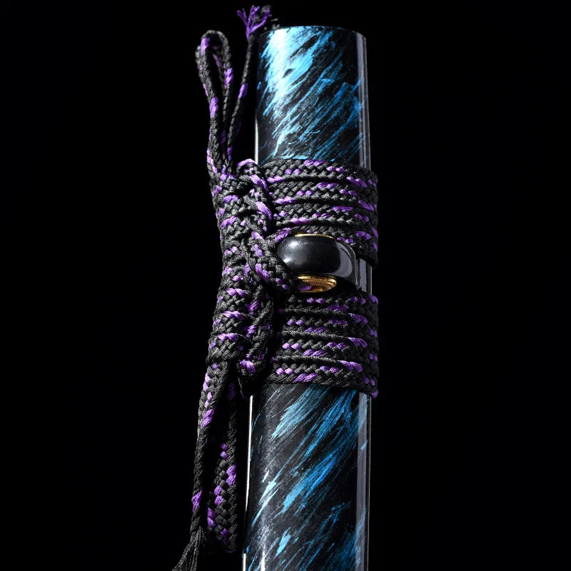 Katana – cordon tissé à la main en soie Sageo, pour épée de samouraï japonais, gaine Saya, corde de fourreau, choix de plusieurs couleurs