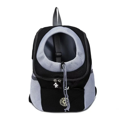 Sac à dos Portable pour animaux de compagnie, Double sac à bandoulière pour chien, sac de transport pour chat de voyage en plein air, sac avant pour chien, sac à dos en maille