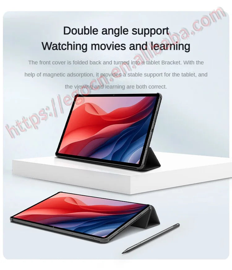 Original Lenovo Xiaoxin Pad Pro 2025 Protective Case (second Generation) 12.7-inch Clip Open Cover Wake Up Shell Pen Slot