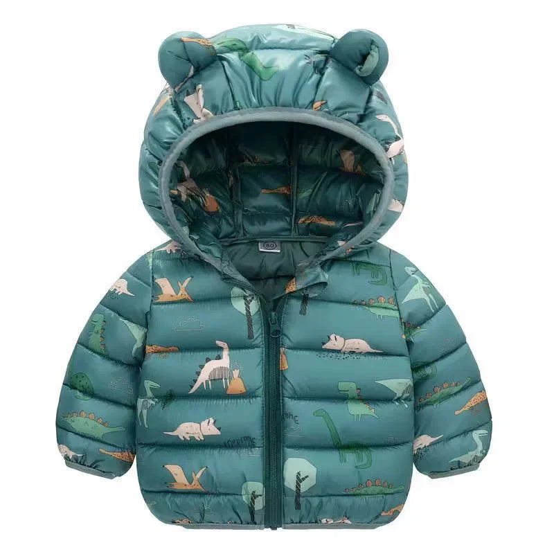 Manteaux d'automne pour filles, doudounes chaudes pour bébés, vestes à capuche, vêtements d'extérieur pour enfants, manteaux à la mode pour garçons, vêtements mignons 1-5 ans