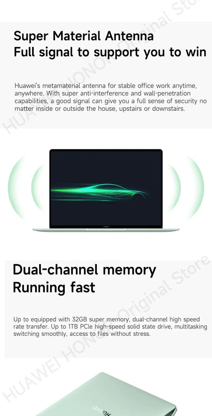 HUAWEI 2025 MateBook 14 Windows/Linux Ultra 7 155H/Ultra 5 125H 16GB/32GB 512GB/1TB 14.2-inch 120Hz 2.8k Intel Arc Graphics SSD