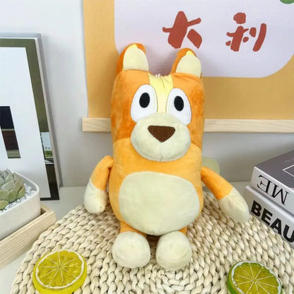 Family Stuffed Animals 17/28cm – Cartoon Dogs, Soft Plush Toys, Great for Birthdays and Christmas Gifts