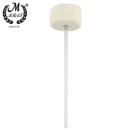 M MBAT – marteau de batteur à pédale de tambour, remplacement pour Kit de batterie, accessoire, arbre en acier inoxydable, tête de batteur à pédale en feutre