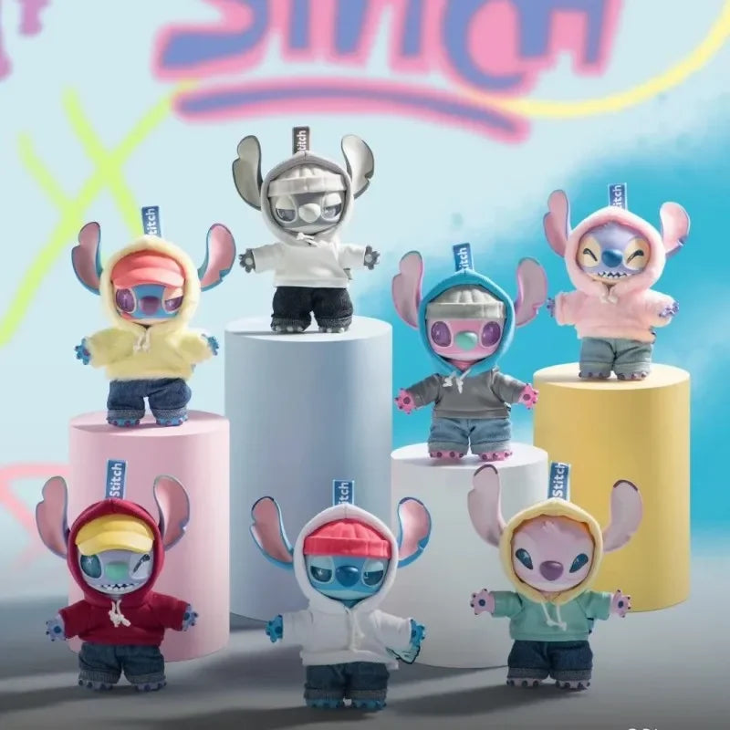 Stitch Gen Z Street Series Boîte Mystère Vinyle Poupées Mode Mignonnes Cadeaux d'Anniversaire