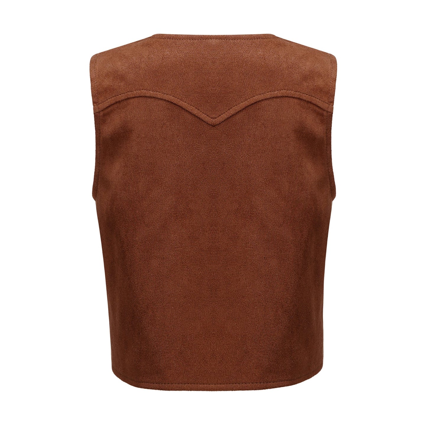 Western Cowboy Costume for Kids Girls Boys Fringe Tassel Open Front Vest Waistcoat Carnival Halloween Cosplay Fancy Dress Up