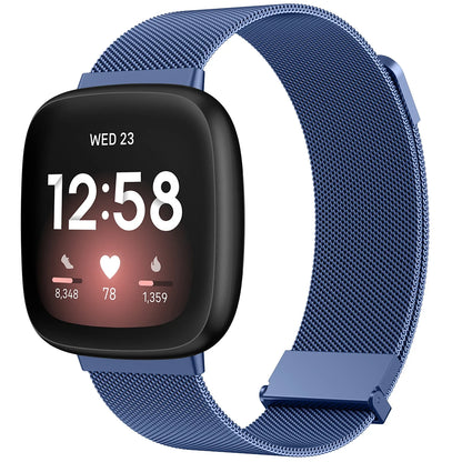 Metal Magnetic Strap For Fitbit Versa 3 4 Watchband Bracelet Wristband For Fitbit Versa Sense/sense 2 Milanese Replacement Strap