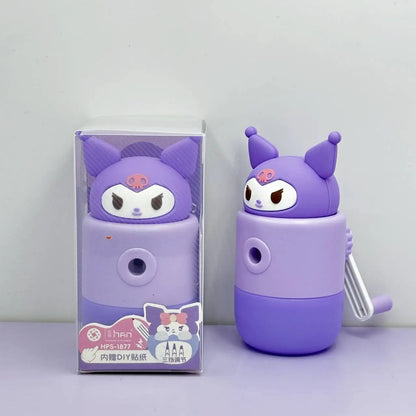Stitch Pencil Sharpener Manual Crank Style Cute Alien Cartoon Sharpener Fun School Supplies For Back To School Gift