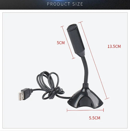 Microphone USB réglable professionnel de haute qualité pour ordinateur portable et ordinateur Studio chant jeu Streaming Mikrofon support micro