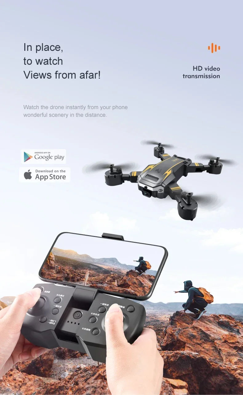 Drone G6 extérieur 5G professionnel 8K HD, photographie aérienne omnidirectionnelle pour éviter les obstacles, Distance Quadrotor 10000M