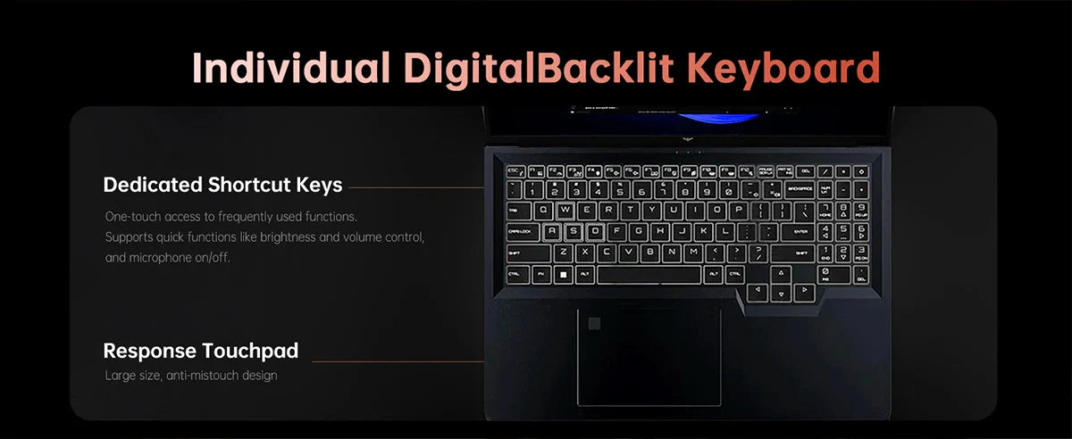 ACEKAMAS 16" Gaming Laptop Core i7 6700HQ GTX 1060 1920*1200 Windows 11 Pro Gamer Computer 1TB SSD 16GB DDR4 Laptops Notebook PC