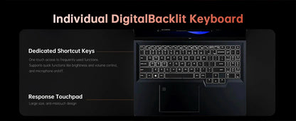 ACEKAMAS 16" Gaming Laptop Core i7 6700HQ GTX 1060 1920*1200 Windows 11 Pro Gamer Computer 1TB SSD 16GB DDR4 Laptops Notebook PC
