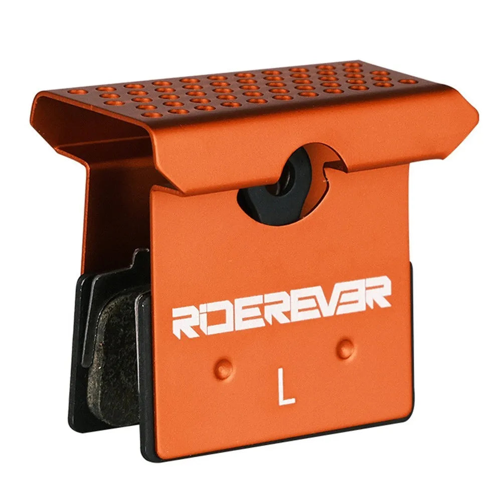 RIDEREVER-Plaquettes de frein à disque de vélo de route, coussretours semi-métallique, performance longue durée, refroidissement anti-poussière pour le cyclisme WinterMANO XcrucTRM9100