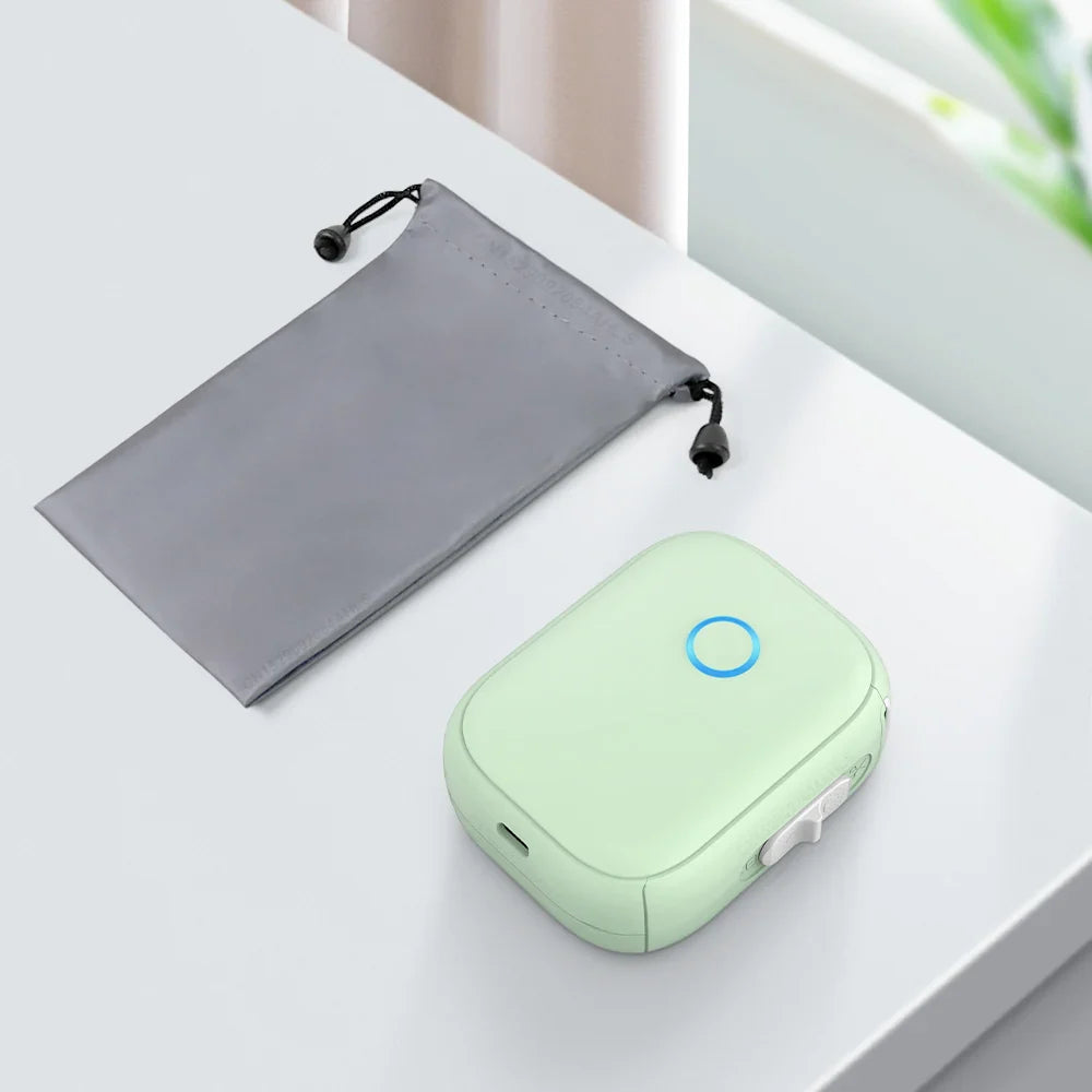 Inkless Label Printer P12 Portable Mini Printer Bluetooth Wireless Thermal Printer Auto Cut Labeling Machine or 5PK Label Rolls