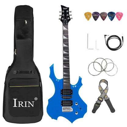 IRIN 6 cordes guitare électrique 24 frettes corps d'érable guitare électrique Guitarra avec sangle de sac pièces et accessoires de guitare nécessaires