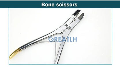 Ciseaux orthopédiques coupe-os, ciseaux à os à articulations simples/doubles, Instruments de chirurgie orthopédique vétérinaire, 1 pièce pour animaux de compagnie