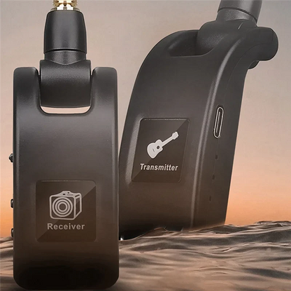 FULL-Wireless Guitar System Audio Digital Guitar Transmitter Receiver Built-In Rechargeable Battery For Electric Guitar Bass