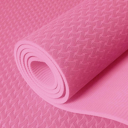 Thi Wide Long TPE Yoga Mat for Men And Women Fitn Dance Anti-Slip Home Use Slightly Defective Exercise Equipment