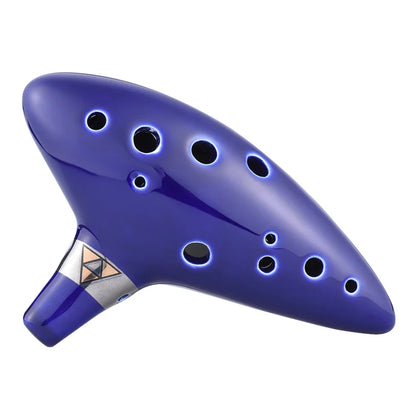 12 trous Ocarina céramique Alto C navire flûte vent légende de Zelda Instrument de musique