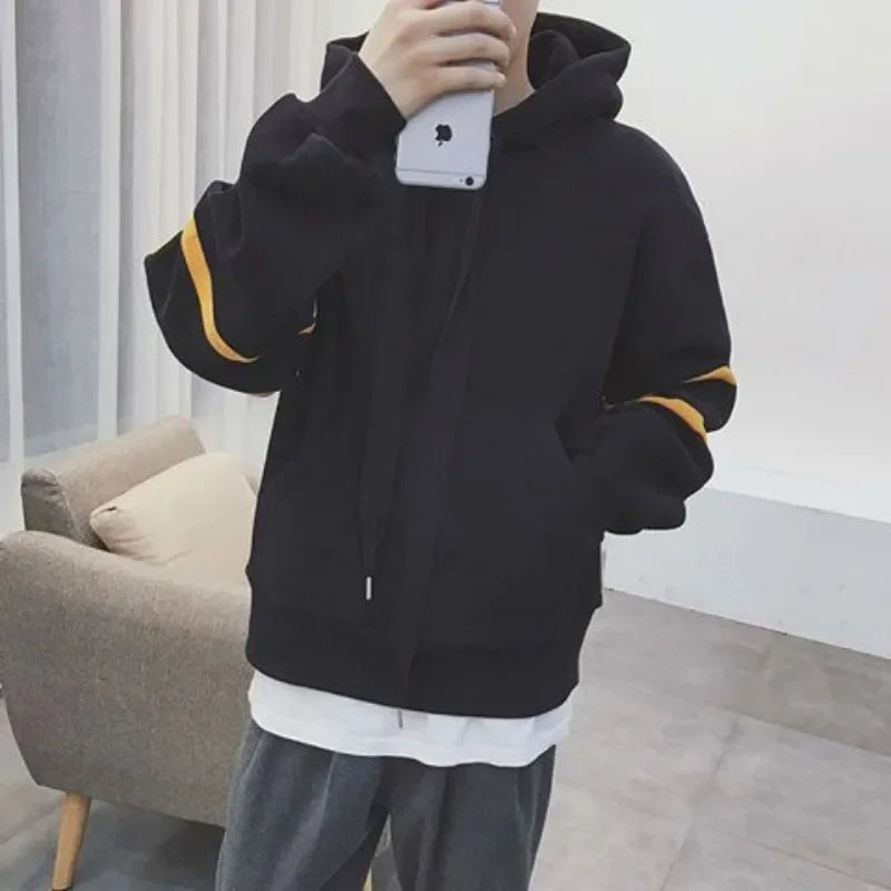 PVD-Sweat à Capuche en Coton pour Homme, Vêtement Chaud, Simple, de Luxe, de Styliste, Emo, Bon Marché, Nouveauté Automne Hiver
