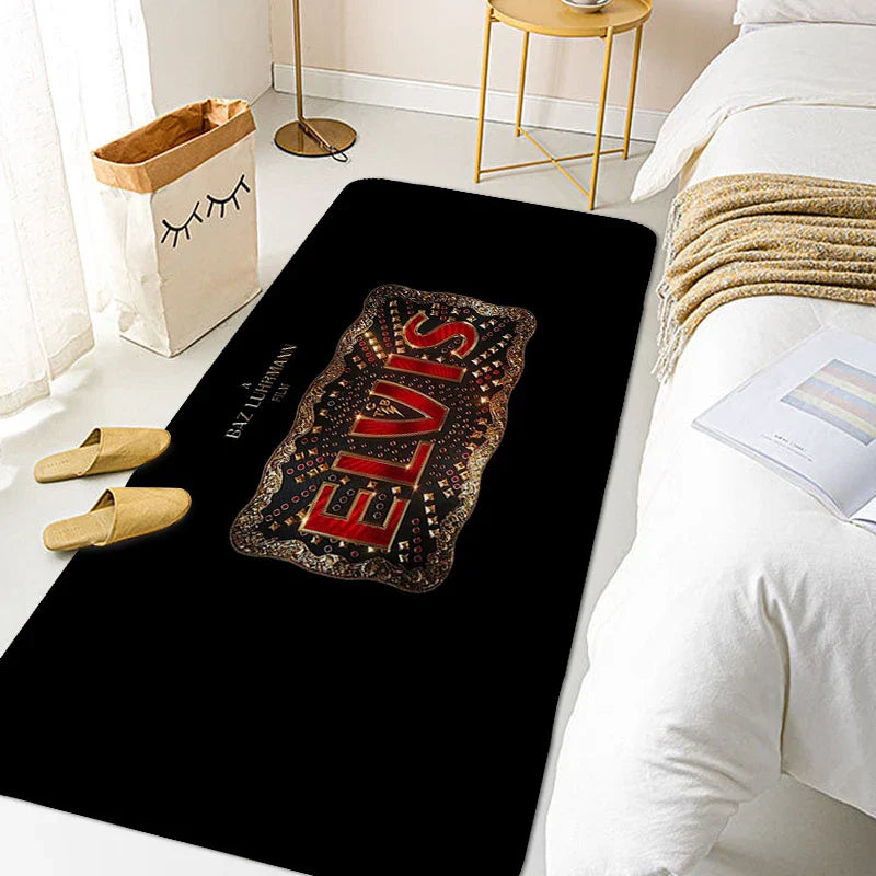 Rug for Bedroom E-Elvis Room Decorating Items Bathroom House Entrance Mat Living Room Floor Carpet Home Decorations Bathmat