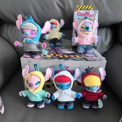 MINISO Stitch Gen Z Street Series Blind Box Vinyl Plush Desktop Decoration Pendant Street Stitch Surprise Gift box