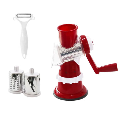Multifunctional Roller Vegetable Cutter Hand Crank Home Kitchen Shredder Potato Grater Vegetable Cutter & Slicer Garlic Shredder