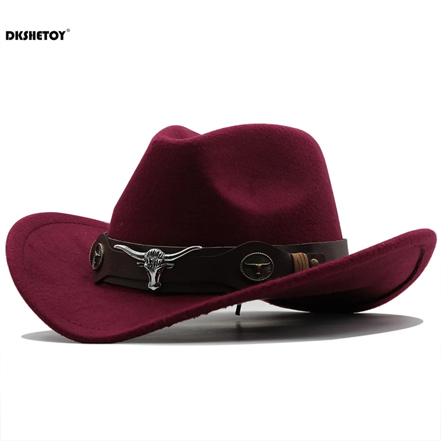Chapeaux de Cowboy à la mode, chapeau Panama de Cowgirl à large bord avec ceinture rétro pour déguisement de fête