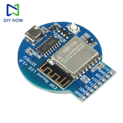 Carte de développement ESP8266 NodeMCU 6 000, 1.28 pouces, GC9A01, écran LCD rond TFT, micro USB EPS