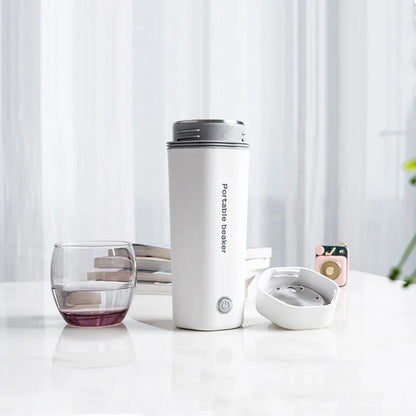 220V 110V 24V 12V Car Home Electric Thermos Bottles EU US UK Plug Portable Outdoor Travel Boil Water Coffee Flasks Kettle