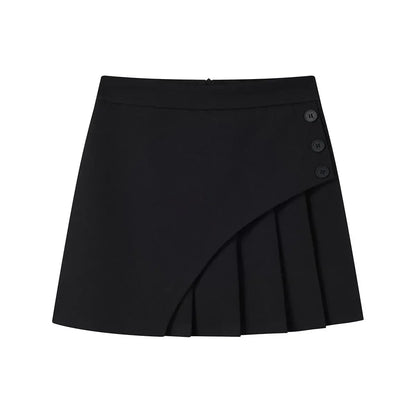 Summer golf suit pleated skirt, 2025 new Korean golf skirt, fashionable A-line short skirt, women's golf culottes