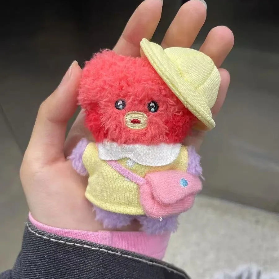 New Bt21 Spring Outing Series Kawaii Anime Plush Shooky Koya Keychain Cute Cartoon Rj Cooky Bag Pendant Decoration Girl Gift