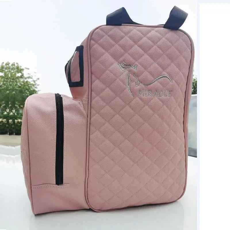 Nouveau sac d'équipement équestre professionnel Sac de transport pour bottes d'équitation Portable Durable Sac à dos en PU avec compartiment pour casque