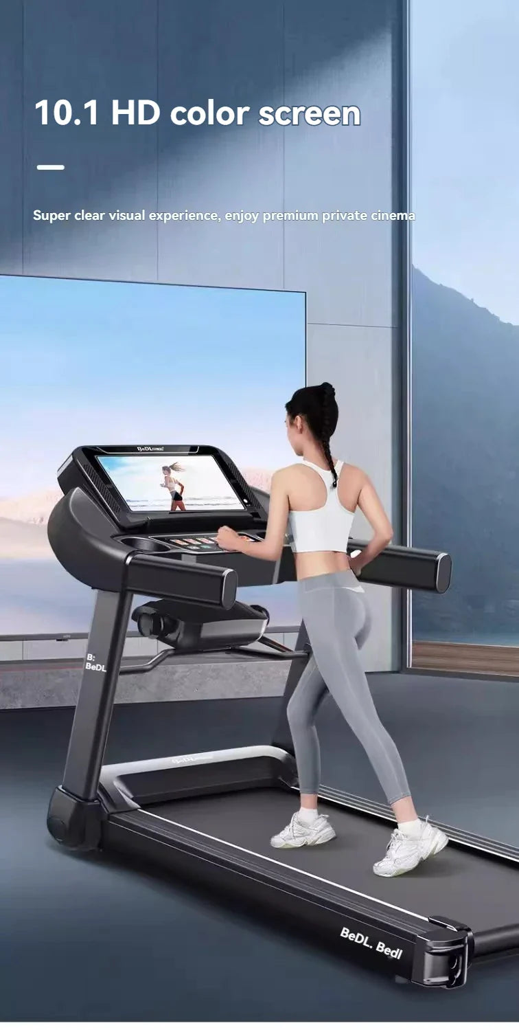Tapis de course pliable multifonctionnel, mini tapis de course à domicile, équipement d'exercice intérieur, maison pliante de gym, 220V