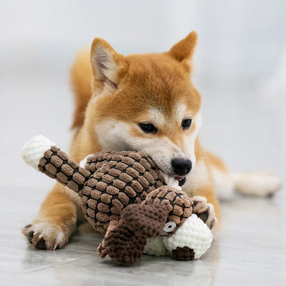 Matkey-Jouets en peluche pour grands chiens, mâcheurs agressifs, jouets à mâcher durables pour chiots grinçants