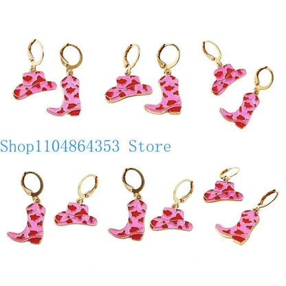 652f boucles d'oreille Western Boucles d'oreilles Cadeaux bijoux pour femmes Decor pour adolescents filles