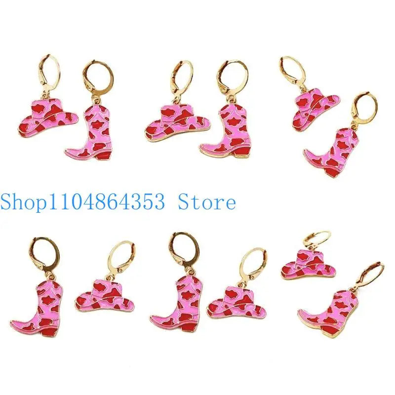 652f boucles d'oreille Western Boucles d'oreilles Cadeaux bijoux pour femmes Decor pour adolescents filles