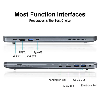 Ninkear A15 Pro Portable Laptop Windows 11 AMD Ryzen 5 7430U 16-inch 2.5K IPS 120Hz 16GB DDR4+1TB SSD WiFi6 BT5 Backlit Keyboard