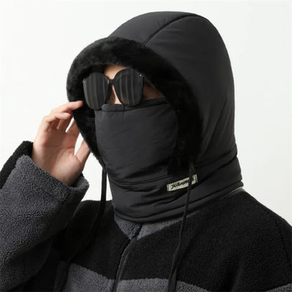 Chapeau chaud d'hiver pour hommes et femmes, Protection des oreilles de cyclisme d'automne et d'hiver avec velours épais pour la Protection contre le froid