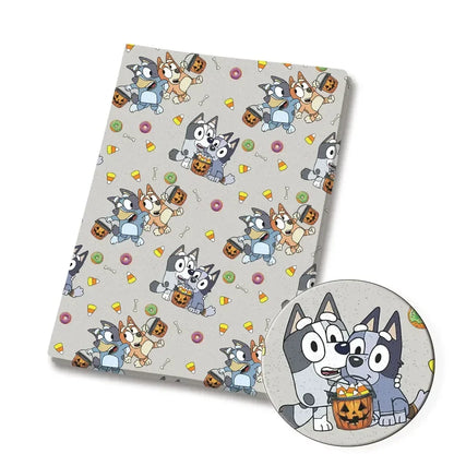 Bluey Fabric 140x50CM Cartoon Cotton Fabric Patchwork Tissue Kid Home Textile Sewing Doll Dress Curtain Polyester Cotton Fabrics